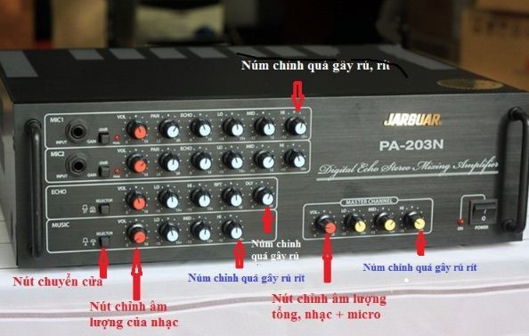 Một số lỗi Amply thường gặp phải